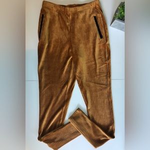 Juicy Couture Ribbed Velour Ankle Leggings California Sunrise